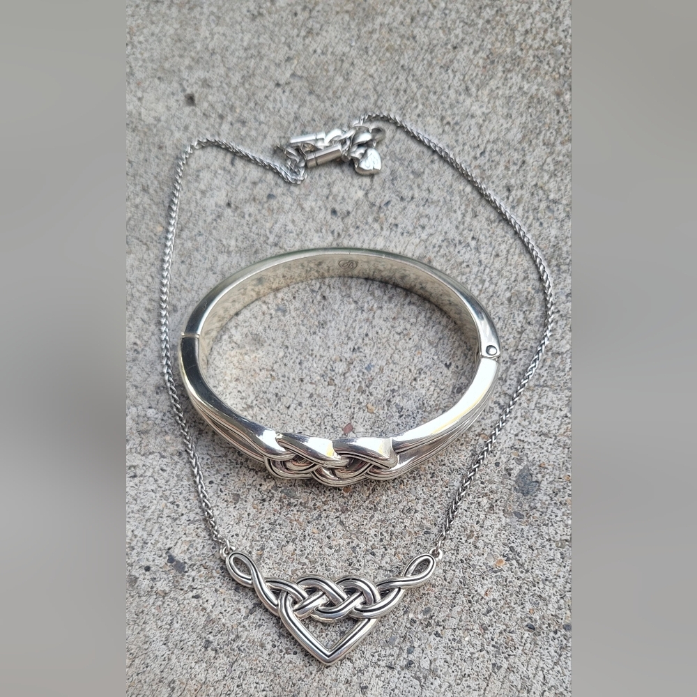 BRIGHTON  CELTIC KNOT BRACELET AND NECKLACE SET